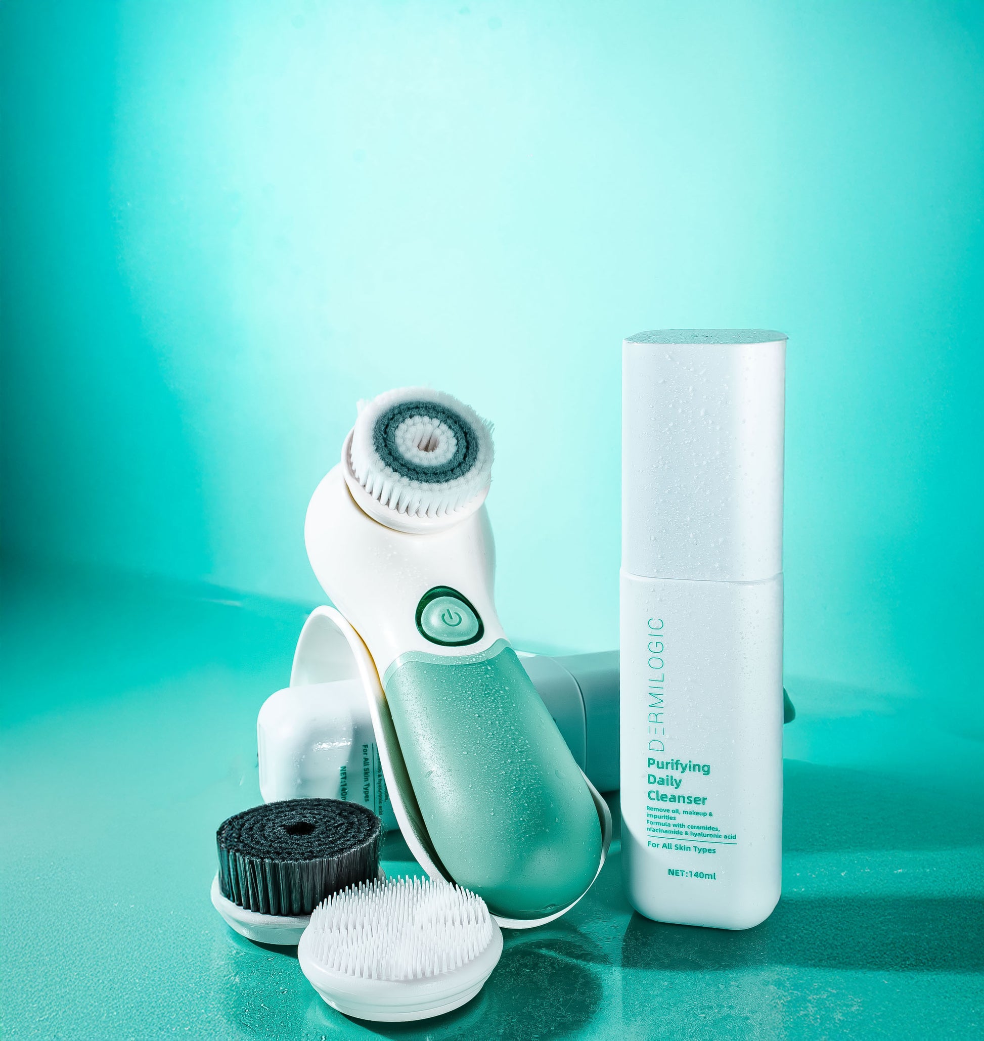 Dermilogic Cleanser & Brush Bundle – Hollywood’s Skincare Secret, Now Yours