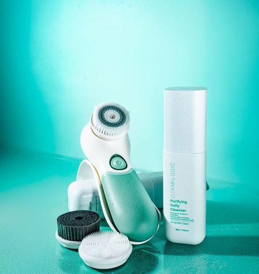 Dermilogic Cleanser & Brush Bundle – Hollywood’s Skincare Secret, Now Yours